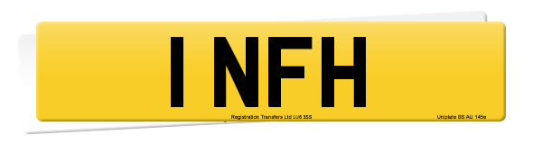 Registration number 1 NFH